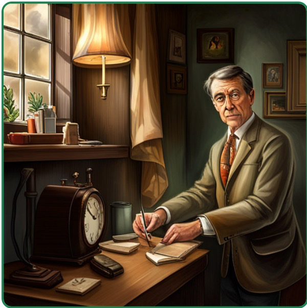 Mr. Picklefoot was the owner and sole proprietor of “Time is of the Essence.” His establishment specialized in setting things right following the two disruptive days associated with daylight saving time each year. 